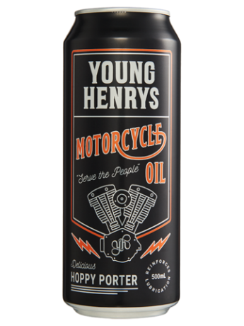 Image of Young Henry's Motorcycle Oil Hoppy Porter