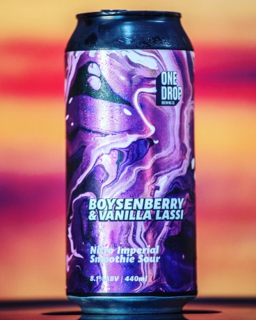 Image of One Drop Boysenberry Vanilla Lassi Imperial Smoothie Sour