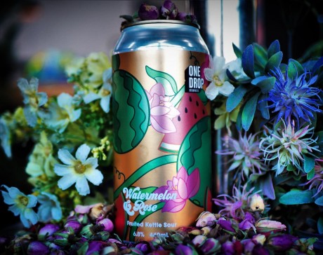 Image of One Drop Watermelon & Rose Fruited Kettle Sour
