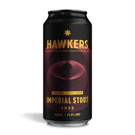 Image of Hawkers Bourbon Barrel Aged Imperial Stout 2022
