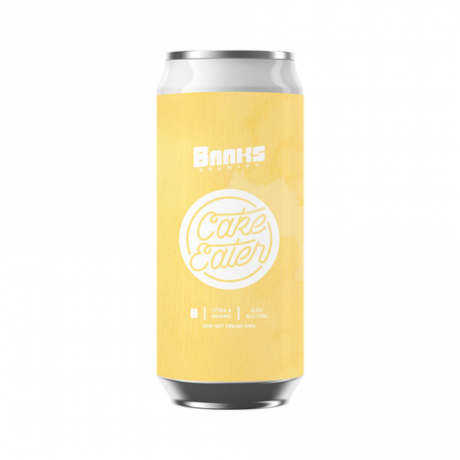 Image of Banks Cake Eater Citra & Mosaic DDH Oat Cream DIPA