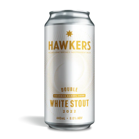 Image of Hawkers Double Bourbon Barrel-Aged White Stout