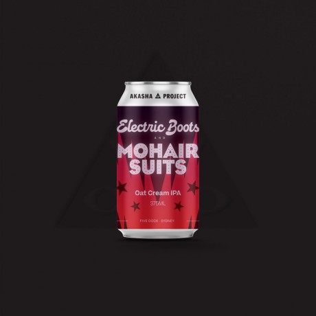 Image of Akasha Electric Boots & Mohair Suits Oat Cream IPA