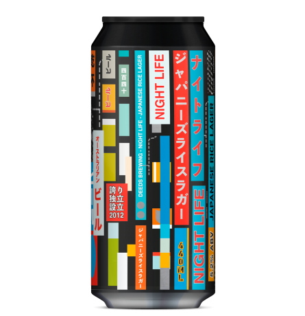 Image of Deeds Night Life Rice Lager
