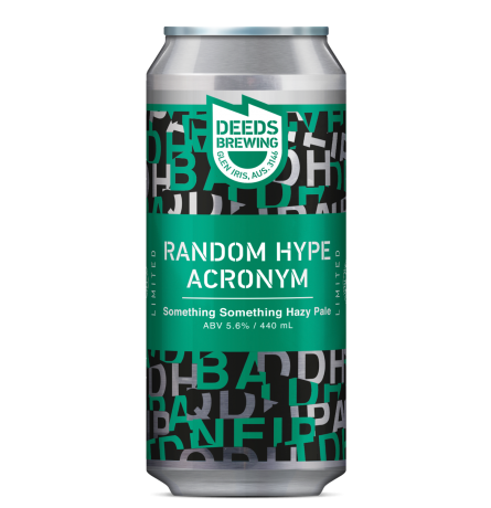 Image of Deeds Random Hype Acronym Hazy Pale