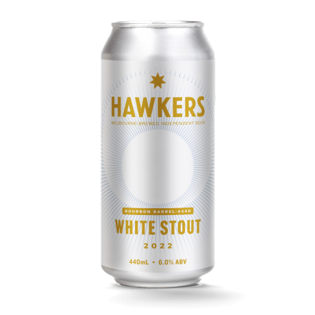 Image of Hawkers Bourbon Barrel Aged White Stout 2022