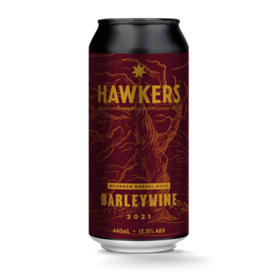 Hawkers Bourbon Barrel Aged Barleywine 2021