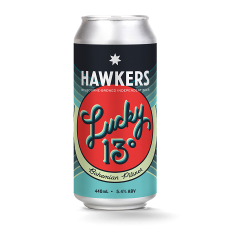 Image of Hawkers Lucky 13 Bohemian Pilsner