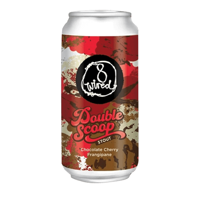 Image of 8 Wired Double Scoop Choc Cherry Frangipane Stout