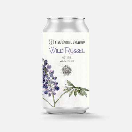 Image of Five Barrel Wild Russel NZ IPA